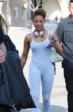 MELANIE BROWN Arrives at Americas Got Talent Champions in Pasadena 10/05/2018