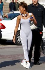 MELANIE BROWN Arrives at Americas Got Talent Champions in Pasadena 10/05/2018
