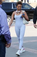 MELANIE BROWN Arrives at Americas Got Talent Champions in Pasadena 10/05/2018