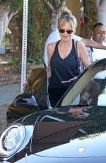 MELANIE GRIFFITH Out and About in West Hollywood 10/04/2018