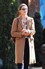 MELISSA BENOIST on the Set of Supergirl in Vancouver 10/09/2018