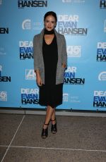 MELISSA FUMERO at Dear Evan Hansen Opening in Los Angeles 10/20/2018