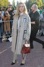MELISSA GEORE at Hermes Show at Paris Fashion Week 09/29/2018