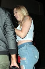 MELISSA MEEKS at Delilah Nightclub in West Hollywood 10/13/2018