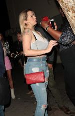 MELISSA MEEKS at Delilah Nightclub in West Hollywood 10/13/2018