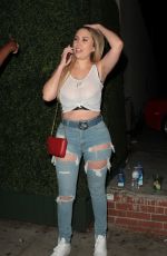 MELISSA MEEKS at Delilah Nightclub in West Hollywood 10/13/2018