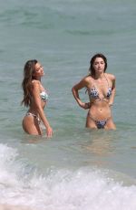 MELODY DE LA FE and CHELCIE MAY in Bikinis on Miami Beach 10/18/2018