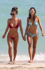 METISHA SCHAEFER in Bikini at a Beach in Miami 10/26/2018