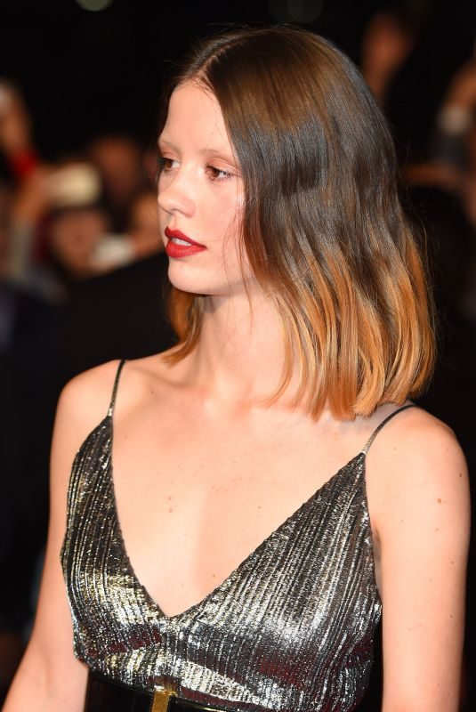 MIA GOTH at Suspiria Premiere at BFI London Film Festival 01/16/2018
