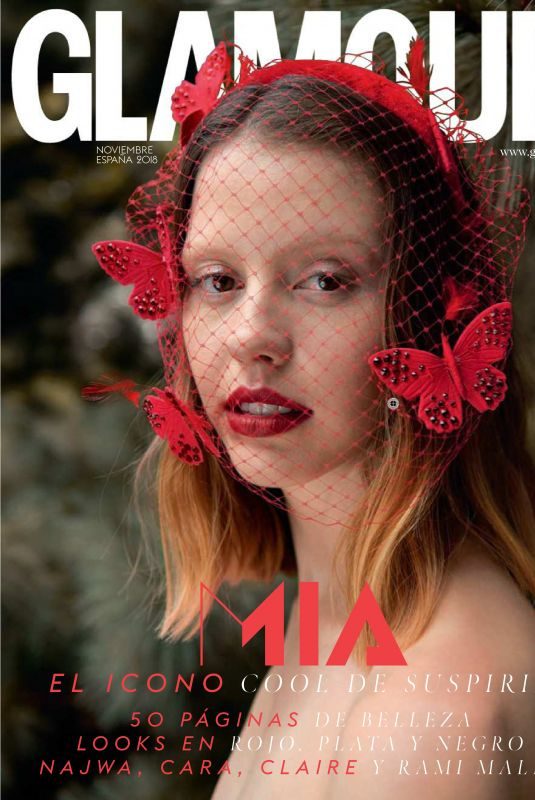 MIA GOTH in Glamour Magazine, Spain November 2018