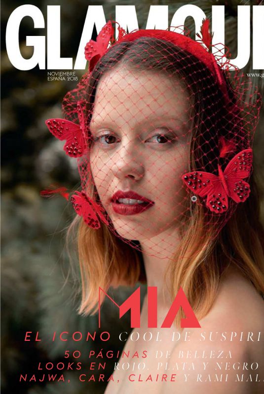 MIA GOTH in Glamour Magazine, Spain November 2018