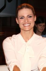 MICHELLE HUNZIKER at a German Talk Show 10/17/2018