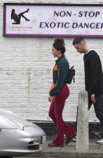 MICHELLE KEEGAN on the Set of Brassic in Manchester 10/04/2018