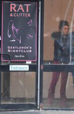 MICHELLE KEEGAN on the Set of Brassic in Manchester 10/04/2018