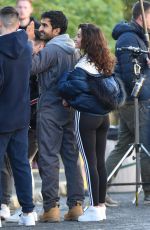 MICHELLE KEEGAN on the Set of Brassic Show in Lancashire 10/18/2018