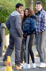MICHELLE KEEGAN on the Set of Brassic Show in Lancashire 10/18/2018