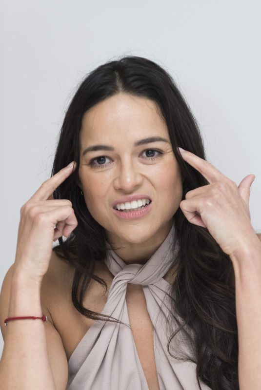 MICHELLE RODRIGUEZ at Widows Press Conference in Beverly Hills 10/24/2018