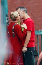 MICHELLE WILLIAMS and Phil Elverum Out in New York 10/10/2018