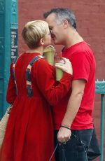 MICHELLE WILLIAMS and Phil Elverum Out in New York 10/10/2018