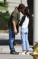 MILA KUNIS and Ashton Kutcher Out Kissing in Los Angeles 10/05/2018