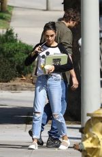 MILA KUNIS and Ashton Kutcher Out Kissing in Los Angeles 10/05/2018