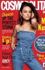 MILA KUNIS in Cosmopolitan Magazines, Russia, Turkey, Sri Lanka September 2018