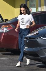 MILA KUNIS Out and About in Burbank 10/29/2018