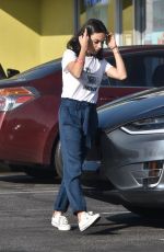 MILA KUNIS Out and About in Burbank 10/29/2018