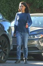 MILA KUNIS Out for Coffees in Los Angeles 10/16/2018