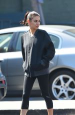 MILA KUNIS Out for Lunch in Los Angeles 10/02/2018