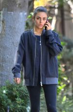 MILA KUNIS Out in Los Angeles 10/03/2018