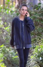 MILA KUNIS Out in Los Angeles 10/03/2018