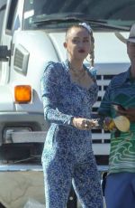 MILEY CYRUS in a Jumpsuit on the Set of Her Latest Project in Los Angeles 10/18/2018