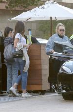 MILEY CYRUS Leaves Nobu in Malibu 09/30/2018