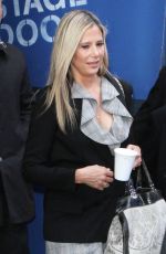MIRA SORVINO Leaves Good Morning America in New York 10/12/2018