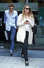 MISCHA BARTON Leaves Mr Chow in Beverly Hills 10/15/2018