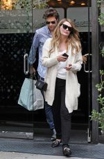 MISCHA BARTON Leaves Mr Chow in Beverly Hills 10/15/2018