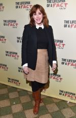 MOLLY RINGWALD at Lifespan of a Fact Broadway Opening Night in New York 10/18/2018
