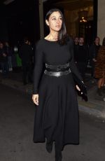 MONICA BELLUCCI Leaves Her Hotel in Paris 10/01/2018