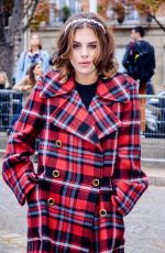 MORGANE POLANSKI at Miu Miu Fashion Show in Paris 10/02/2018