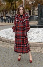 MORGANE POLANSKI at Miu Miu Fashion Show in Paris 10/02/2018