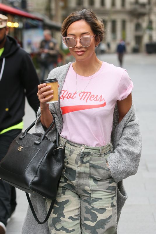 MYLEENE KLASS Arrives at Global Radio in London 10/24/2018