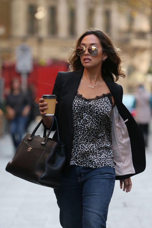 MYLEENE KLASS Arrives at Global Radio in London 10/25/2018