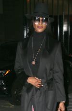 NAOMI CAMPBELL Out in New York 10/24/2018