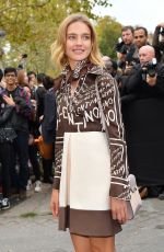 NATALIA VODIANOVA Arrives at Valentino Fashion Show at PFW in Paris 09/30/2018