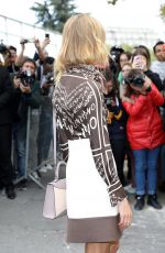 NATALIA VODIANOVA Arrives at Valentino Fashion Show at PFW in Paris 09/30/2018