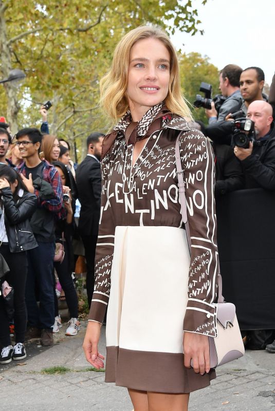 NATALIA VODIANOVA Arrives at Valentino Fashion Show at PFW in Paris 09/30/2018