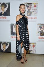 NATALIA VODIANOVA at Jean-Michel Basquiat and Egon Schiele Exhibitions Opening in Paris 10/01/2018