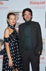 NATALIA VODIANOVA at Jean-Michel Basquiat and Egon Schiele Exhibitions Opening in Paris 10/01/2018