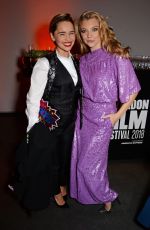 NATALIE DORMER at BFI London Film Festival Party in London 10/20/2018